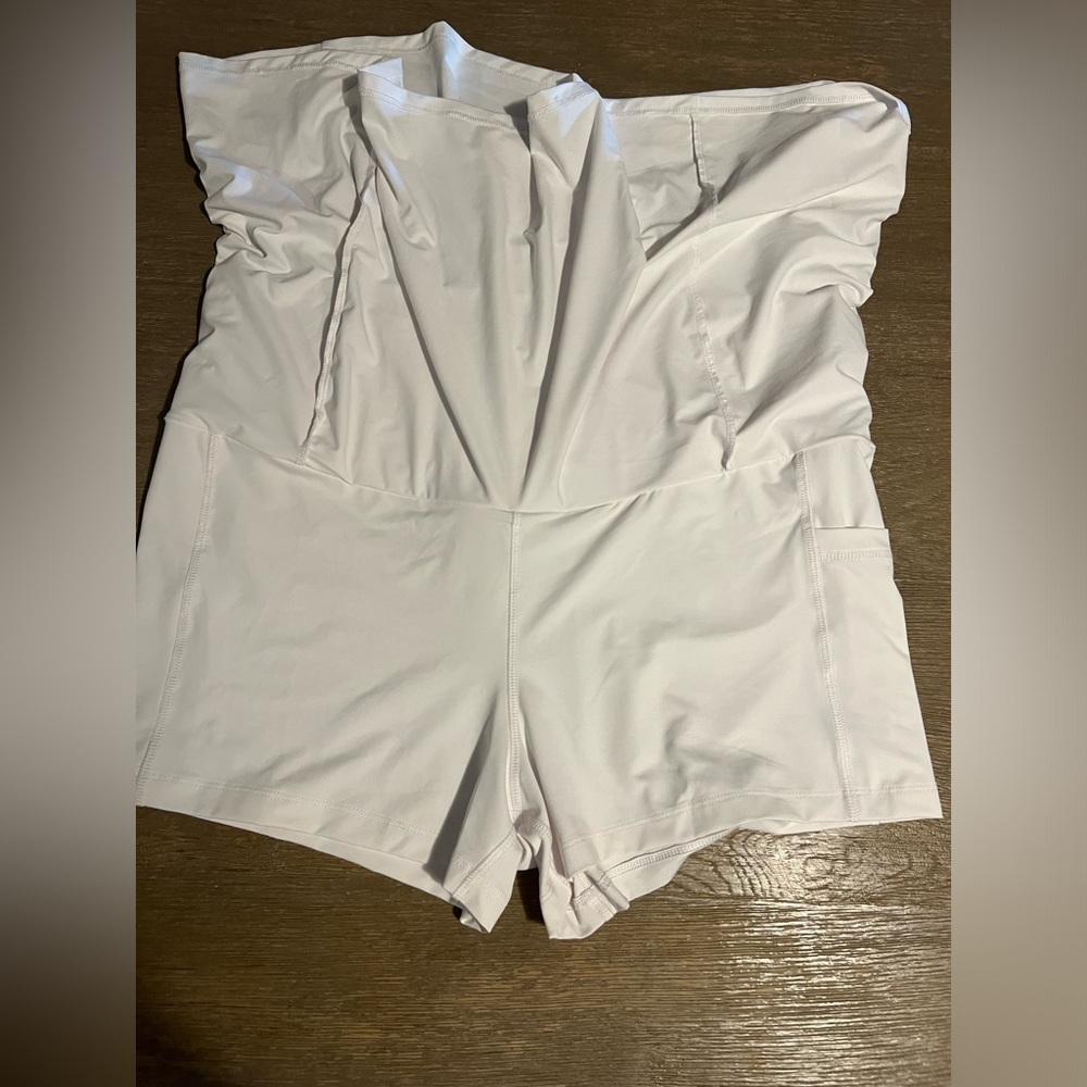 Prince Tennis Skort Womens XL White Fashion Wrap Skirt Shorts Ball Pocket - Picture 7 of 8
